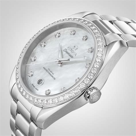 omega aqua terra ladies diamond.